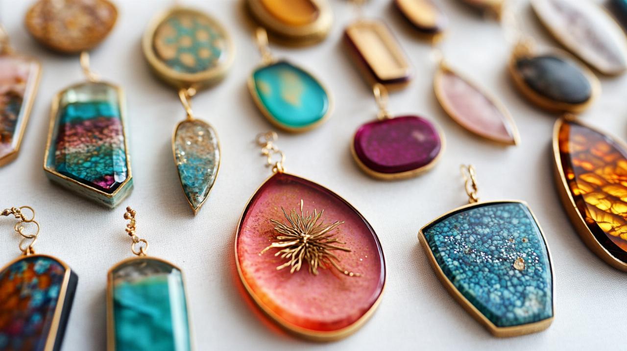 Bijoux en résine : explorez des créations artisanales uniques et modernes